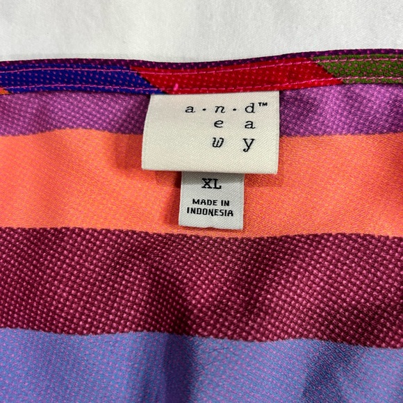 A New Day Colorful Striped Dress XL - Picture 8 of 10